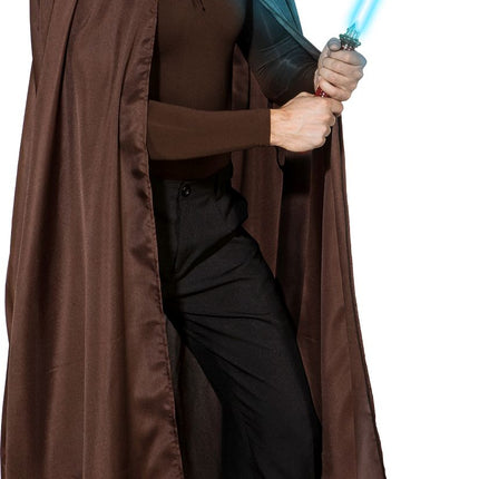 Capa marrón con capucha