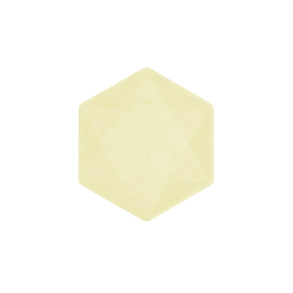 6 platos 15,8 x 13,7 cm amarillo