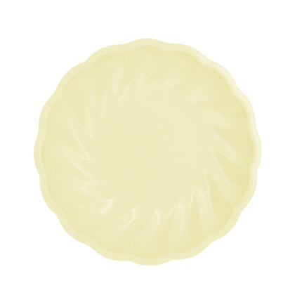 6 platos 22,9 cm amarillo