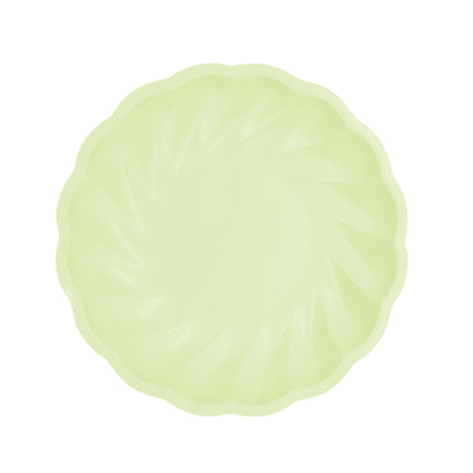 6 platos 22,9cm verde