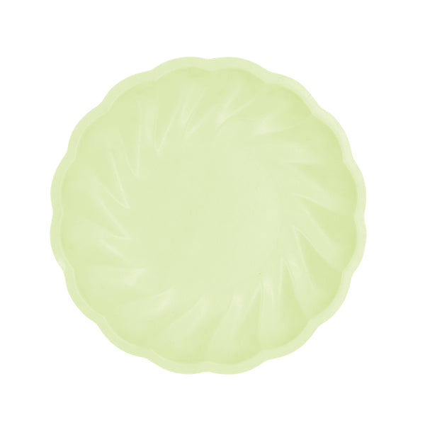 6 platos 22,9cm verde