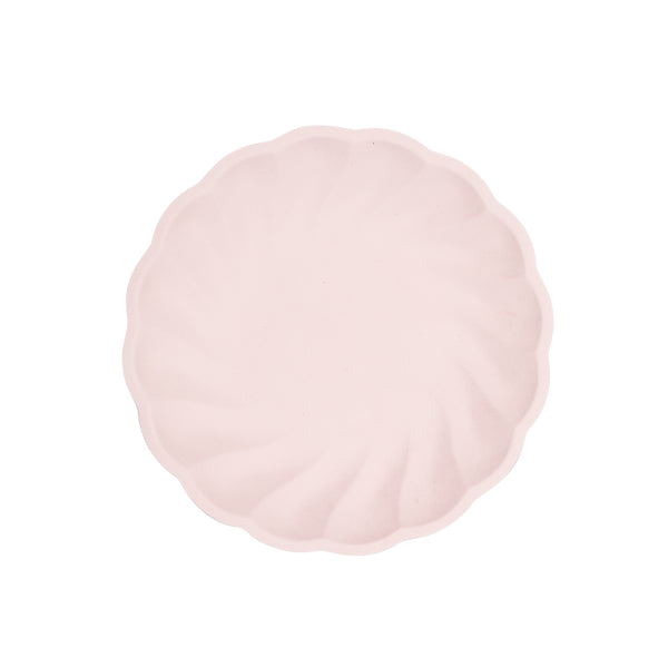 6 platos redondos , 18,8 cm, rosa