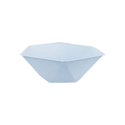 6 cuencos hexagonales, 15,8 x 13,7 cm, azul