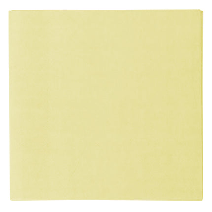 20 servilletas 3ply Vert Decor 33x33cm amarillo