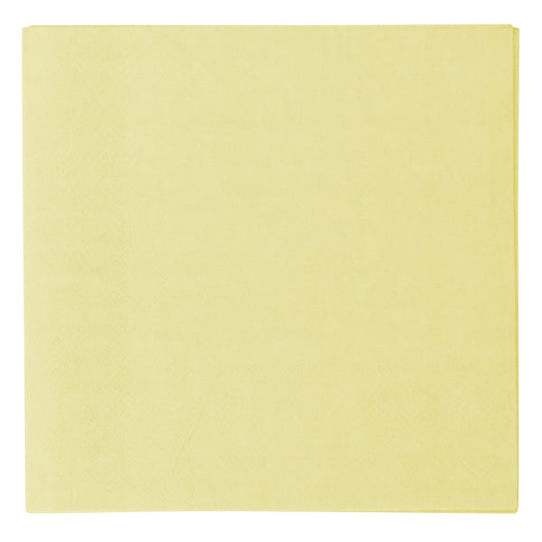20 servilletas 3ply Vert Decor 33x33cm amarillo