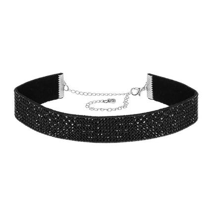 Gargantilla Crystal negra