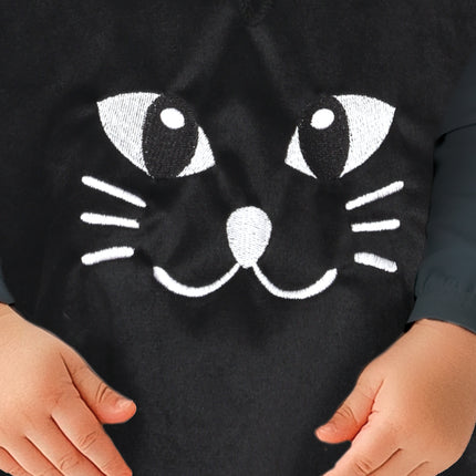 Poncho de Halloween Gato bebé