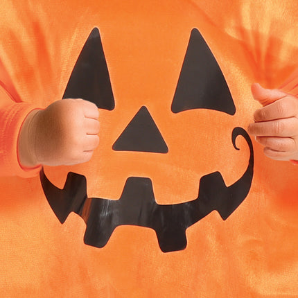 Poncho de Halloween Calabaza bebé