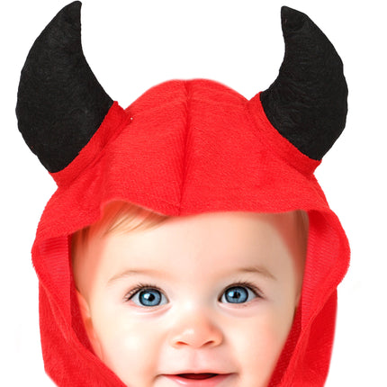 Disfraz de Halloween Diablo Rojo para Bebé