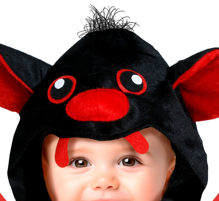 Disfraz de Halloween Murciélago Rojo para Bebé