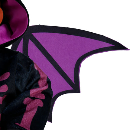 Disfraz de Halloween Murciélago morado para bebé