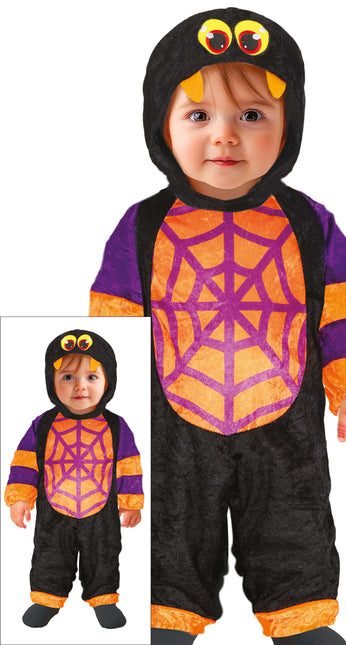 Mono Halloween Araña Niño