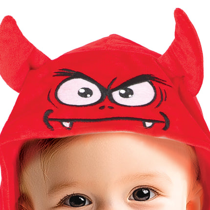 Poncho de Halloween Bebé Diablo