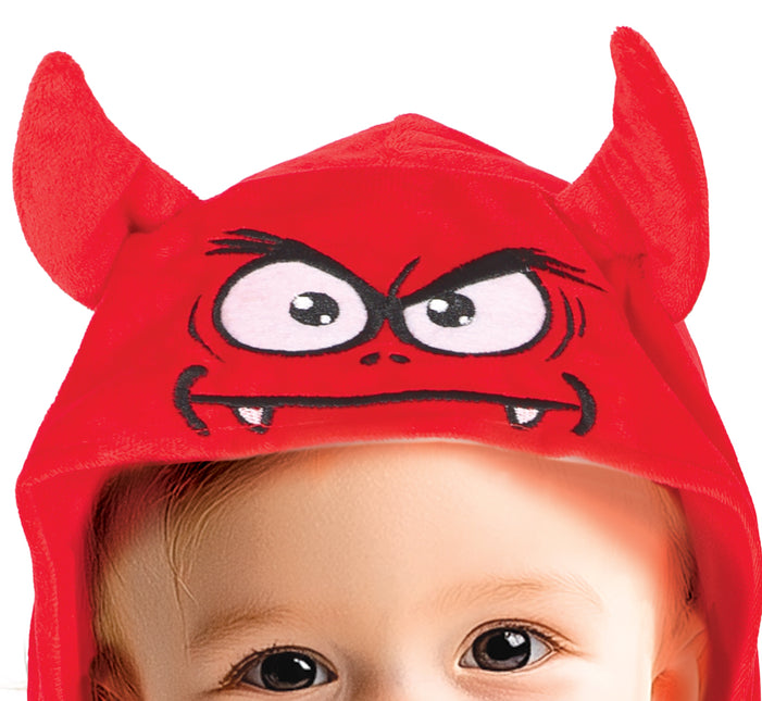 Poncho de Halloween Bebé Diablo