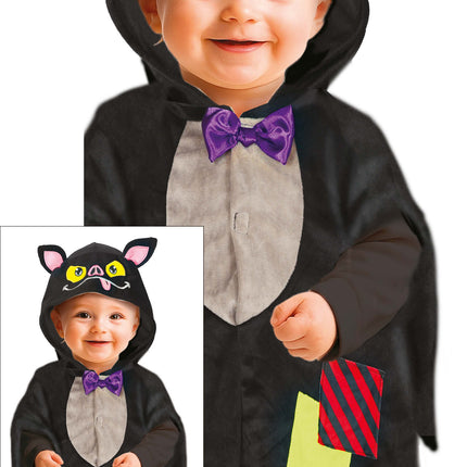 Poncho de Halloween Murciélago bebé
