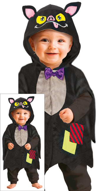 Poncho de Halloween Murciélago bebé