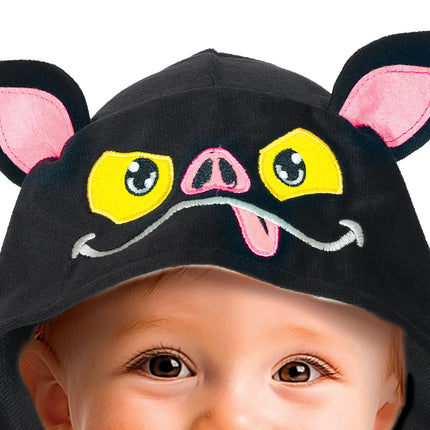 Poncho de Halloween Murciélago bebé