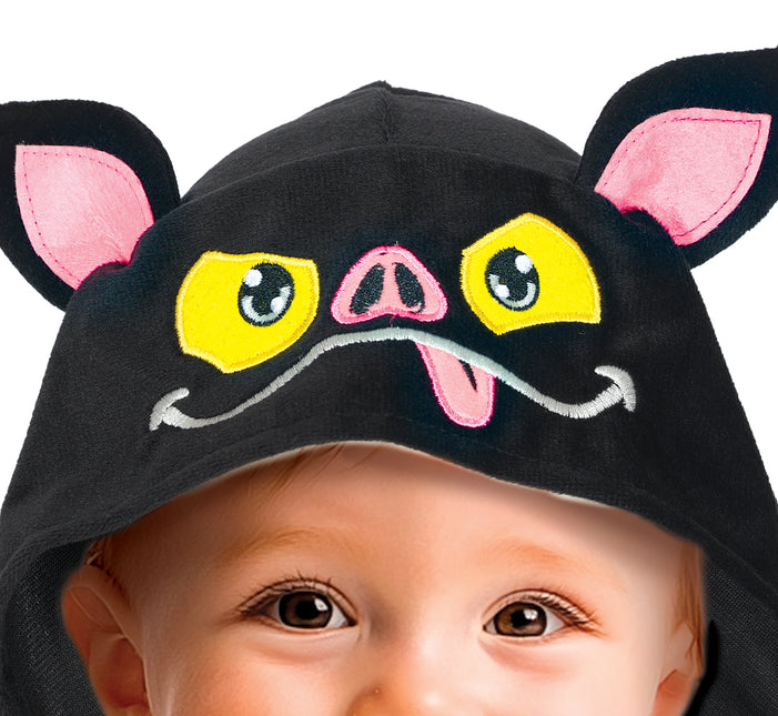 Poncho de Halloween Murciélago bebé