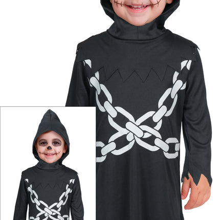 Collar de Halloween en blanco y negro para bebés