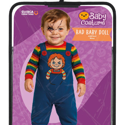 Disfraz de Halloween de Chucky para bebé