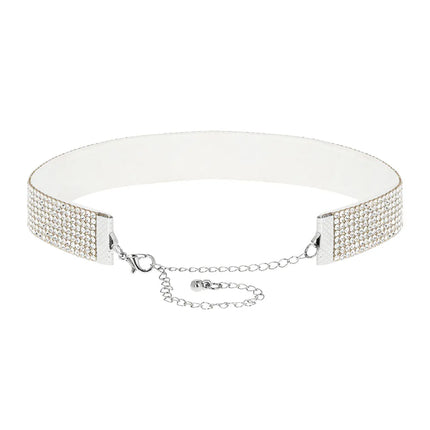 Gargantilla Crystal de plata