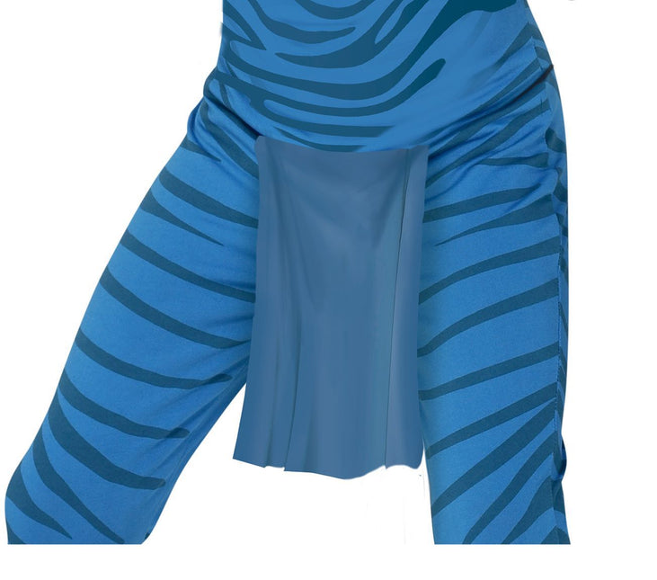 Disfraz de Felino Azul Niño