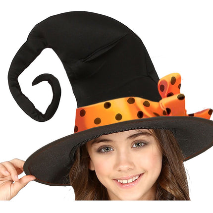 Disfraz Bruja Halloween Niña Naranja