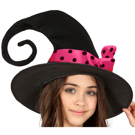 Disfraz Bruja Halloween Niña Rosa