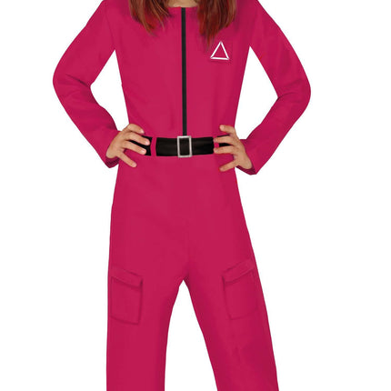 Traje Calamar Rojo Rosa