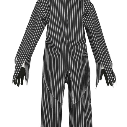 Disfraz Halloween Esqueleto Niño Negro Blanco
