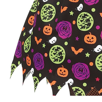 Disfraz de Bruja de Halloween Calabaza Niña