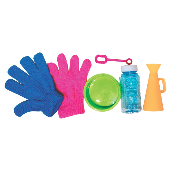 Set soplador de burbujas de colores 4 piezas