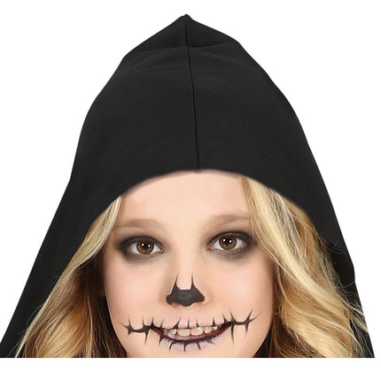Disfraz Esqueleto Halloween Niña Negro