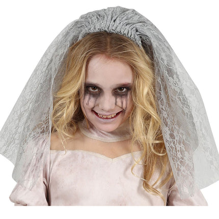 Disfraz Fantasma Halloween Niña Blanco
