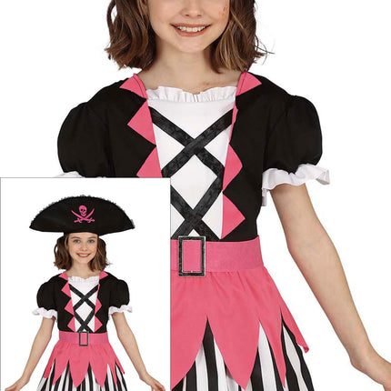 Disfraz de Pirata Rosa Niña