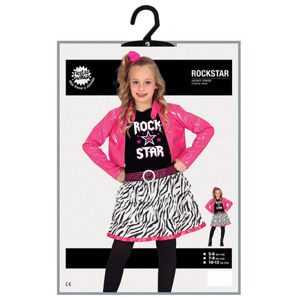 Disfraz Rockstar Niña