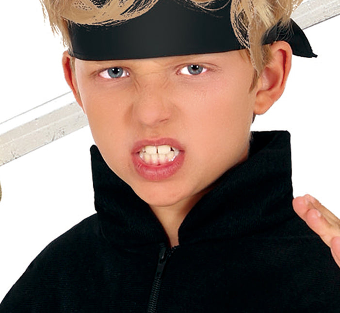 Disfraz de Ninja Niño Naranja Negro