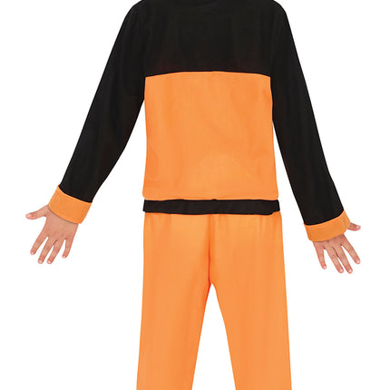 Disfraz de Ninja Niño Naranja Negro