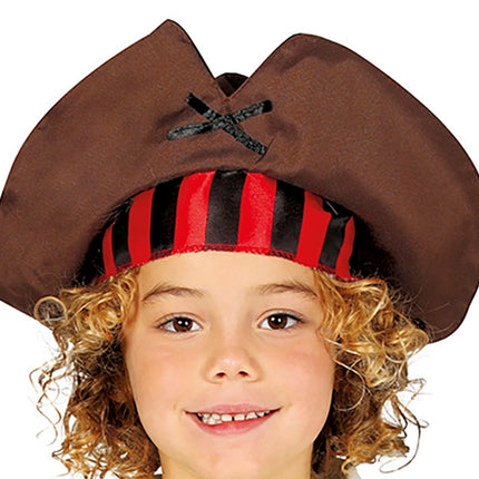 Traje de pirata Brown Boy