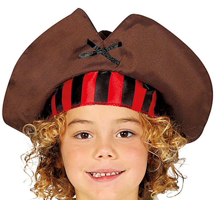 Traje de pirata Brown Boy