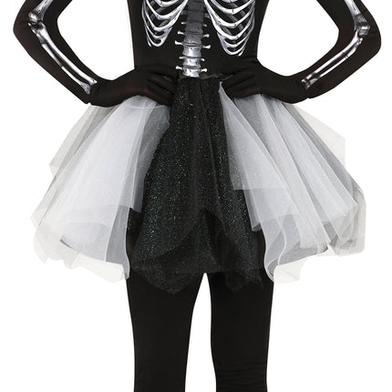 Esqueleto Vestido Halloween Señoras Negro