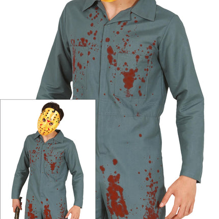 Disfraz de Halloween de Psicópata Mono para hombre