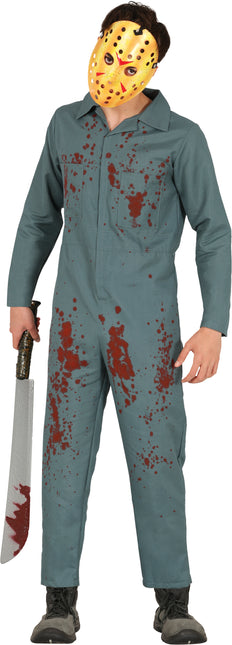 Disfraz de Halloween de Psicópata Mono para hombre