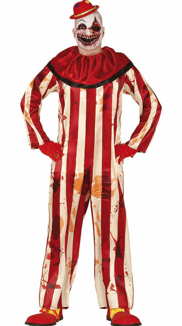 Disfraz de payaso asesino para Halloween Hombre