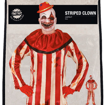 Disfraz de payaso asesino para Halloween Hombre