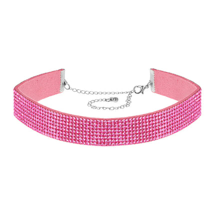 Gargantilla Crystal rosa