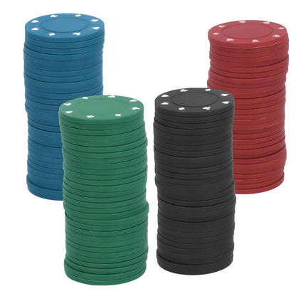 Juego de póquer para beber (120 fichas de póquer, 1 baraja de cartas, 4 vasos de chupito)