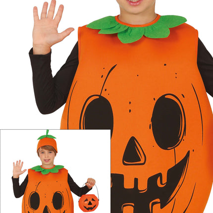 Disfraz Halloween Niño Calabaza Naranja