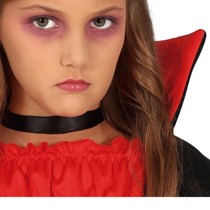 Disfraz Vampiro Halloween Niña Negro