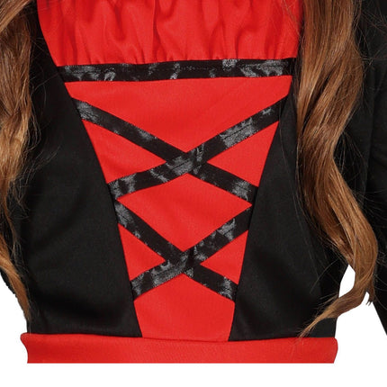 Disfraz Vampiro Halloween Niña Negro